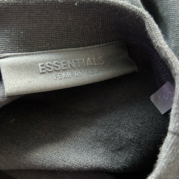 FEAR OF GOD ESSENTIALS SHORT SLEEVE TEE BLACK - Picture 11 of 11